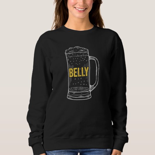 ビール腹ビール愛飲家 スウェットシャツ (正面)