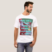 ビール腹 Tシャツ (正面フル)