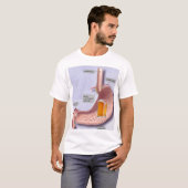 ビール腹 Tシャツ (正面フル)