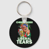 ビール自由主義のの涙のトランプ保持ビールパトリックのD キーホルダー (正面)