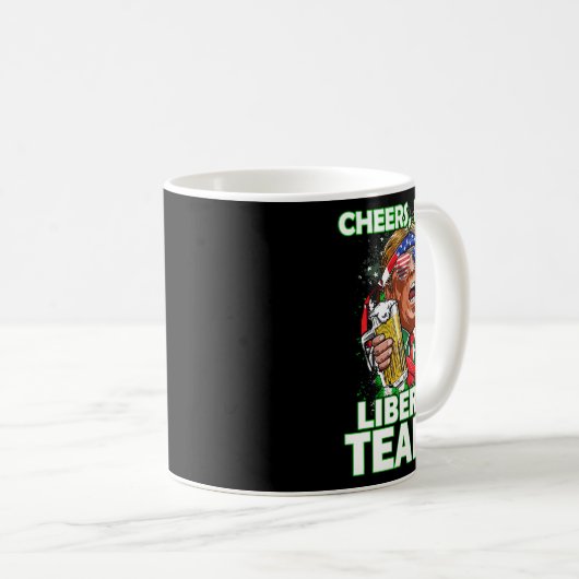 ビール自由主義のの涙のトランプ保持ビールパトリックのD コーヒーマグカップ (正面右)