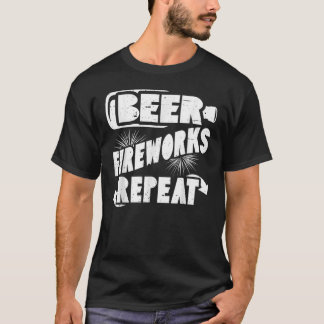ビール花火大会7月4日(火)飲み Tシャツ