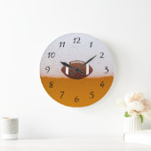 ビール荷車を引く・サッカー時計 ラージ壁時計 (ホーム)