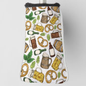 ビール荷車を引く、麦ビール、ピルズナー、おっとべ ゴルフヘッドカバー (回転90)