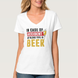 ビール血液型 Tシャツ