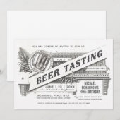ビール試飲の招待状 | サプレーム ヴィンテージ 招待状 (正面/裏面)