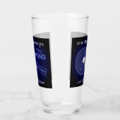 ビール買を負けろ！ピンポンおもしろいピントビール タンブラーグラス (左)