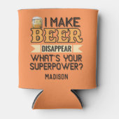 ビール超大国名前をカスタムする 缶クーラー (正面)