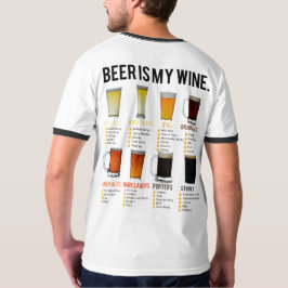ビール通おもしろい信家の寝巻きシャツ Tシャツ