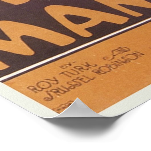 ビール通りママヴィンテージソングブックカバー ポスター (角)