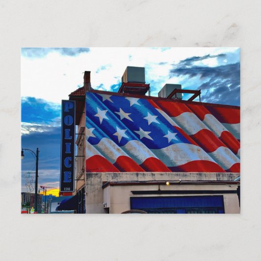 ビール通り警察 ポストカード (正面)