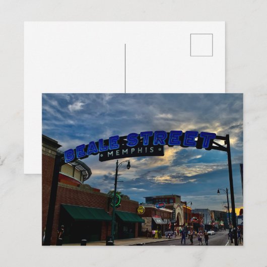 ビール通り ポストカード (正面/裏面)