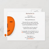 ビール遠くにではない紅茶からおもしろい離れて冗談 ポストカード (正面/裏面)