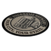 ビール醸造パーソナライズされた名酒造ビッグマグカップ カッティングボード (角)