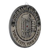 ビール醸造パーソナライズされた名酒造ビッグマグカップ ダーツボード (正面左)
