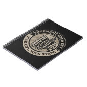 ビール醸造パーソナライズされた名酒造ビッグマグカップ ノートブック (左側)