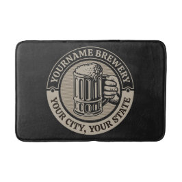 ビール醸造パーソナライズされた名酒造ビッグマグカップ バスマット
