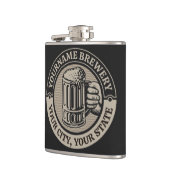 ビール醸造パーソナライズされた名酒造ビッグマグカップ フラスク (左)