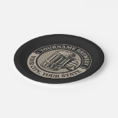 ビール醸造パーソナライズされた名酒造ビッグマグカップ ペーパープレート (アングル)