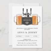 ビール醸造ピザリハーサルカジュアルディナー 招待状 (正面)