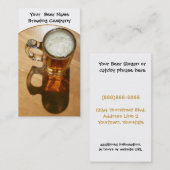 ビール醸造所のためのマグのビールはまたはあなた専有物を醸造します 名刺 (正面/裏面)