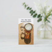 ビール醸造所のためのマグのビールはまたはあなた専有物を醸造します 名刺 (スタンド正面)