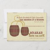 ビール醸造所の日付を保存 セーブザデート (正面)