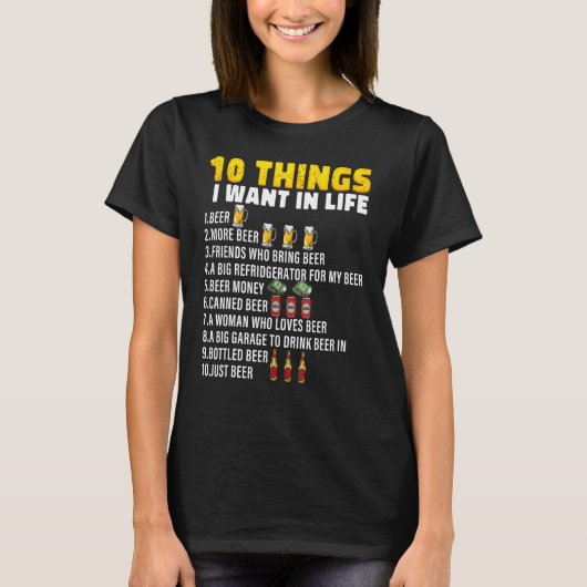 ビール醸造用ビール飲料10点 Tシャツ (正面)