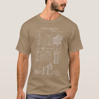ビール醸造 特許 ブルワリー 設計図 ブルワー ギフト Tシャツ
