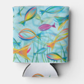 ビール釣りカラフル魚クール 缶クーラー (正面)