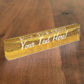 ビール銀河系天の急冷フォーム デスクネームプレート (側面)