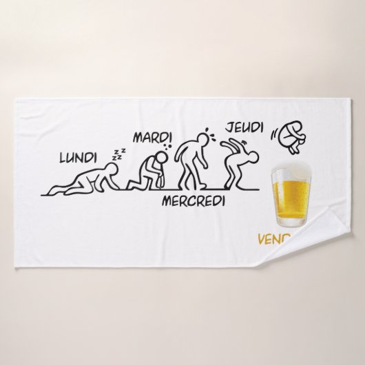 ビール革命 バスタオルセット (バスタオル)