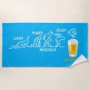 ビール革命 ビーチタオル