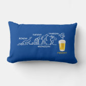 ビール革命 ランバークッション (正面)