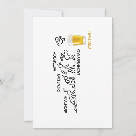 ビール革命 招待状 (正面)