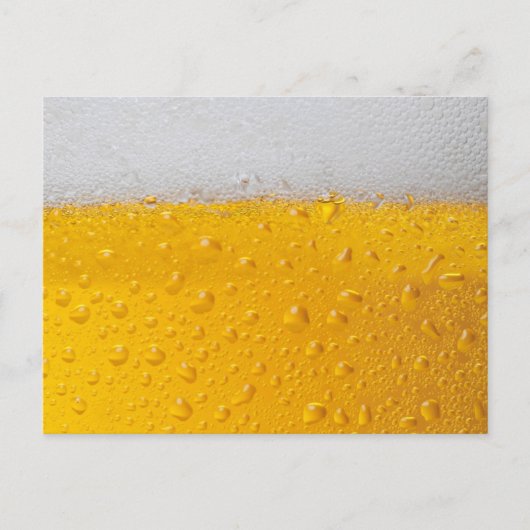 ビール頭 ポストカード (正面)