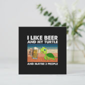 ビール飲みまくりたい ビールが好きだ、そして、うちのカメの誕生日だ 招待状 (スタンド正面)