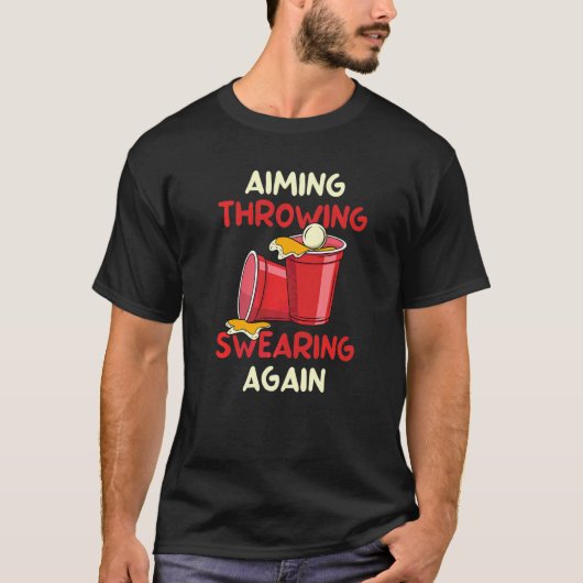 ビール飲みゲーム 学生 パーティー ゲーム アルコール Tシャツ (正面)
