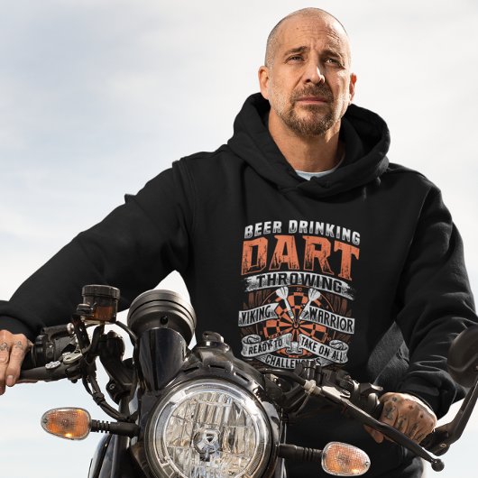 ビール飲みダーツバイキングウォーリアー – Dart Legend パーカ