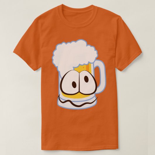 ビール飲みマグ Tシャツ (デザイン正面)