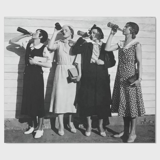 ビール飲みヴィンテージ1930の写真 ラッピングペーパー (フラット)