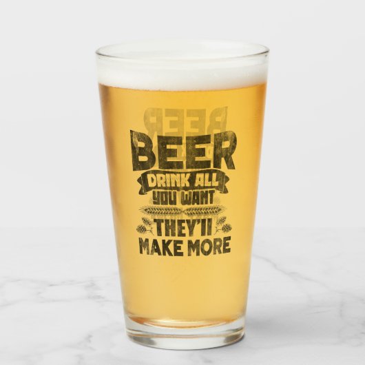 ビール飲み放題 タンブラーグラス (ドリンク正面)