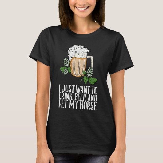 ビール飲み込み日の飲み込み1 Tシャツ (正面)
