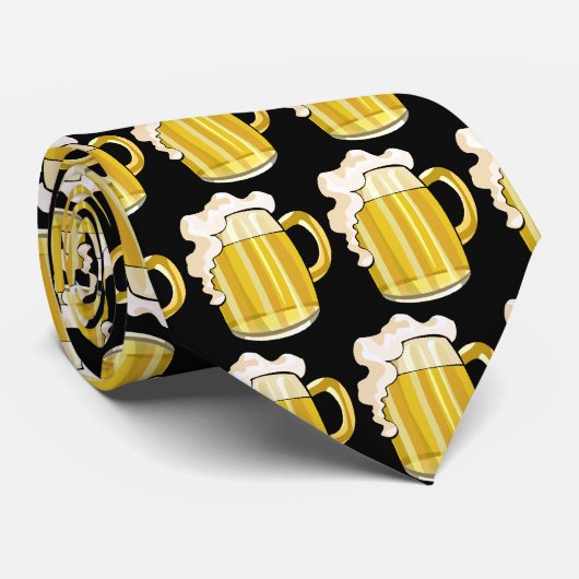 ビール飲むタイ ネクタイ (ロール)