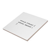 ビール飲む タイル (側面)