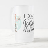 ビール飲引用文 フロストグラスビールジョッキ (正面左)