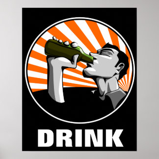 ビール飲料プロパガンダスタイルポスター ポスター