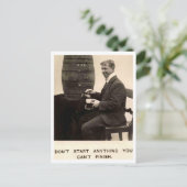 ビール飲料ヴィンテージ1909 ポストカード (スタンド正面)