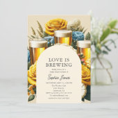 ビール鮮やか開花コテージコアブライダルシャワー 招待状 (スタンド正面)
