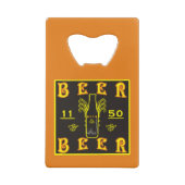 ビール11 50オレンジ クレジットカード栓抜き (裏面)